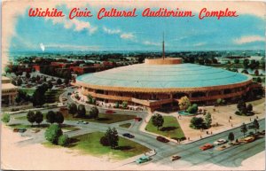 USA Wichita Civic Cultural Auditorium Complex Wichita Kansas Chrome C033