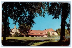 Potawatomi Inn Hotel On Lake James Pokagon State Park Angola Indiana IN Postcard