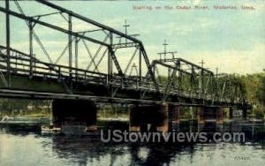 Boating on the Cedar - Waterloo, Iowa IA  