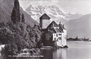 Switzerland Chateau de Chillon et les Dents du Midi Photo