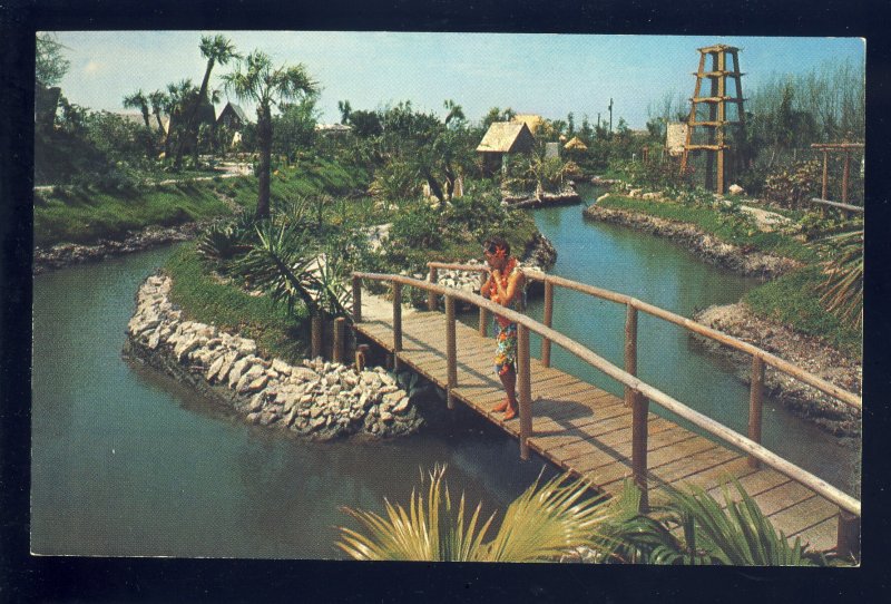 Indian Rocks Beach, Florida/FL Postcard, Tiki Gardens, West Coast Polynesia