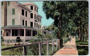 DAYTONA, Florida  FL   THE PINES  Ridgewood Avenue  ca 1910s  Postcard