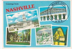 Tennessee Greetings From Nashville Multi View