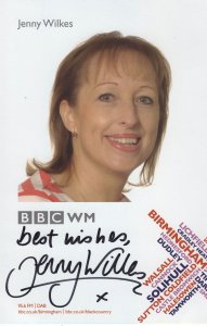 Jenny Wilkes BBC Radio Stoke Hand Signed Cast Card Photo