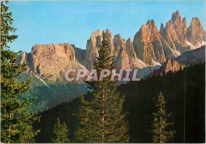 Postcard Modern Croda da Lago (Cortina Dolomiti)