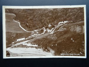 Scotland Caithness BERRIEDALE Aerial View c1930's RP Postcard Royal Hotel Thurso