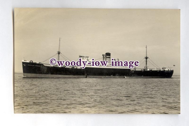 pf0135 - Manchester Liners Cargo Ship - Manchester Progress built 1938 -postcard