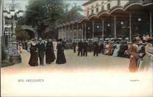 Antique c1900 Postcard Bad Kreuznach GERMANY Kurpark SPA