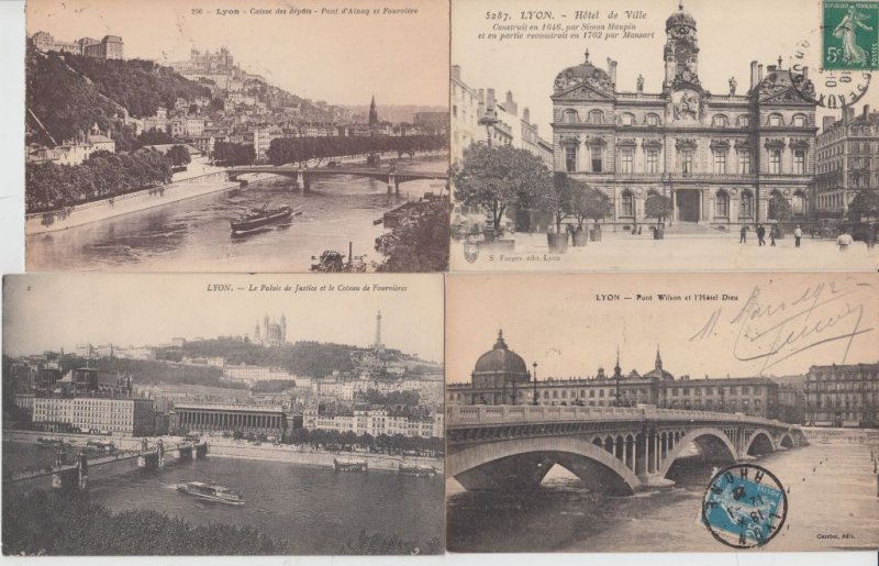 LYON (Dep 69) Rhone-Alpes 800 Postcards pre-1940 (L5402)