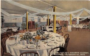 B85/ Kalamazoo Michigan Mi Postcard c1910 Nazareth Academy Interior Taft Day