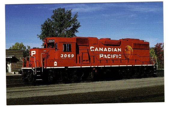 Canadian Pacific Railway Train, MacTier, Ontario, 1987