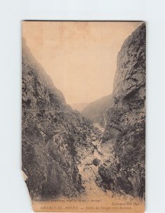 Postcard Sortie des Gorges vers Kerrata, Chabet el Akra, Algeria