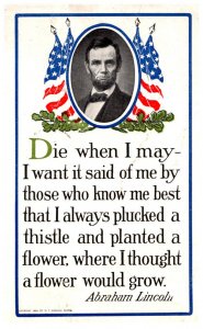 Abraham Lincoln , Poem