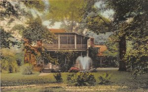 H31/ Big Stone Gap Virginia Postcard 1931 Residence of John Fox Jr. Home