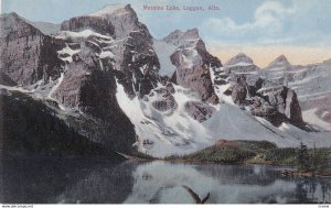 LAGGAN, Alberta, Canada, 1900-1910s; Moraine Lake