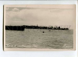 299673 PERSIA IRAN Bandar-e Pahlavi from Caspian Sea real photo postcard 