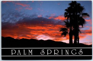 Postcard - Another perfect Palms Springs sunset - Palm Springs, California