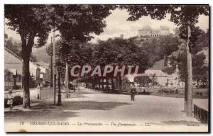 Uriage les Bains - Les Promenades - Old Postcard