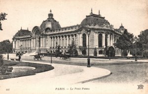 Vintage Postcard 1910's View of Le Petit Palais Art Museum Paris France