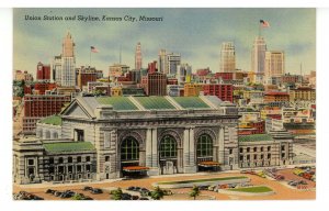 MO - Kansas City. Union Station & Skyline