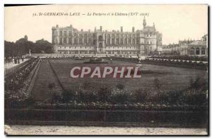 Postcard Old St Germain En Laye Le Parterre And Chateau