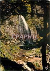 Modern Postcard Mont Dore Waterfall Queureuilh