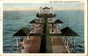 Ball Room, Steel Pier Atlantic City NJ c1921 Vintage Postcard Y16