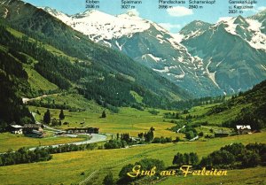 Vintage Postcard Grossglockner-Hochalspenstrabe Ferleiten Mit Rasthaus Austria