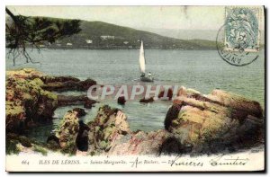 Old Postcard Lerins Islands Sainte Marguerite The Rocks