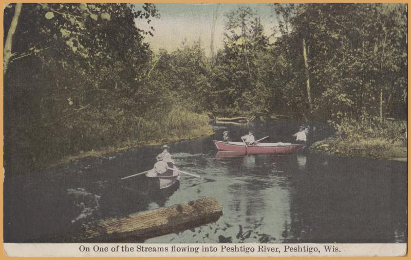 Peshtigo, WIS., On one of the Streams leading into the Peshtigo River- 