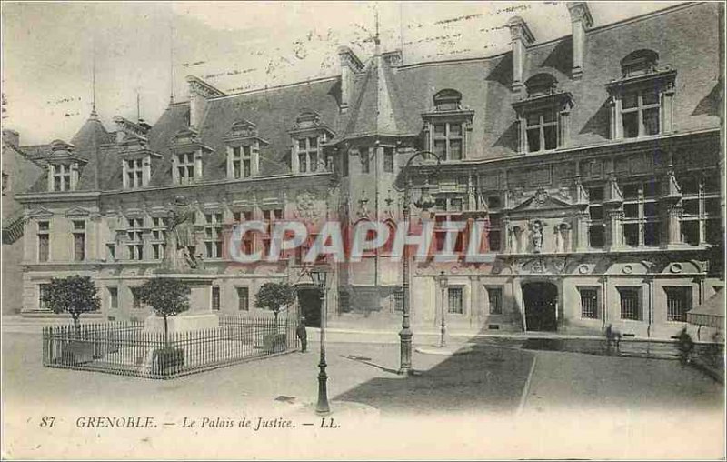 Postcard Grenoble Old Courthouse
