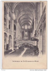 Interieur De ST-ETIENNE-DU-MONT, Paris, France, 1910-1920s