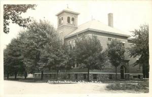 1940s Isabella County Sacred Heart School Mt Pleasant Michigan RPPC 6947