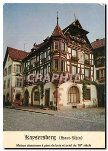 Modern Postcard Kaysersberg Alsatian House Church Square