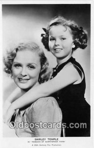 Shirley Temple in Rebecca of Sunnybook Farm No FS 159 Postcard