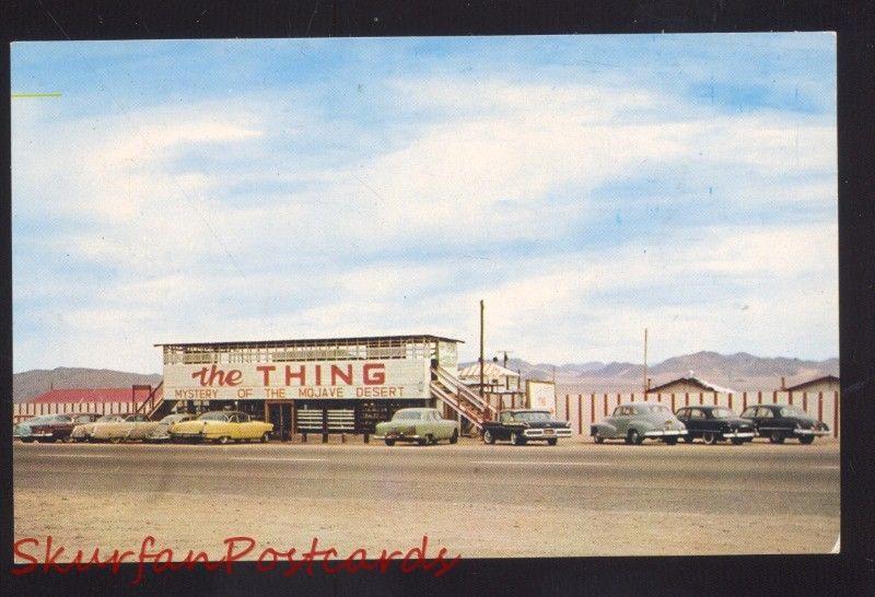 HIGHWAY 91 MOHAVE DESERT CALIFORNIA 1960's CARS ROADSIDE STORE VINTAGE POSTCARD