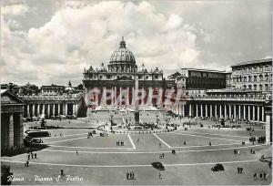 Postcard Modern Roma Piarra S Pietro