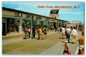 c1960 Hello from Wildwood Boardwalk Conventions New Jersey NJ Vintage Postcard