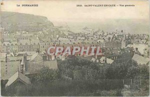 Old Postcard Saint Valery en Caux Vue generale