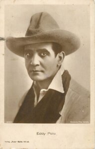 Postcard cinema film star movie actor Eddy Polo