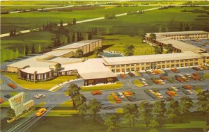 Des Plaines Illinois 1960s Postcard O'hare Airport Inn Motel Chicago