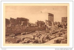 BAALBEK (Syrie now Lebanon), 1910s : Temple de Jupiter - La Grande Cour