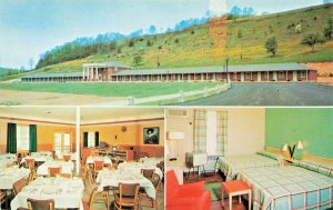 FT Littleton PA Cavalier Motel & Restaurant on Rte 502 Postcard