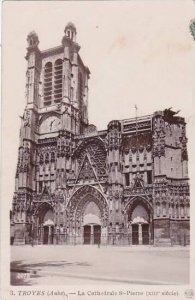 France Troyes La Cathedrale Saint Pierre 1909 Photo