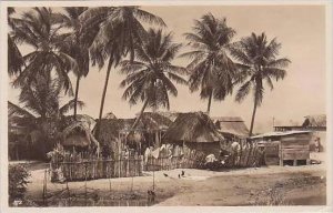 West Indies Native Quarters Real Photo