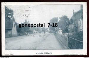 dc1627 - ENGLAND Riseley 1909 Village Road by Blake & Edgar
