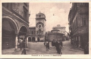 Italy Rotonda di San Lorenzo in Mantova Mantua Vintage Postcard 03.19