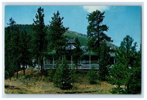 1916 Outlook Lodge, Green Mountain Falls, Colorado CO Posted Postcard