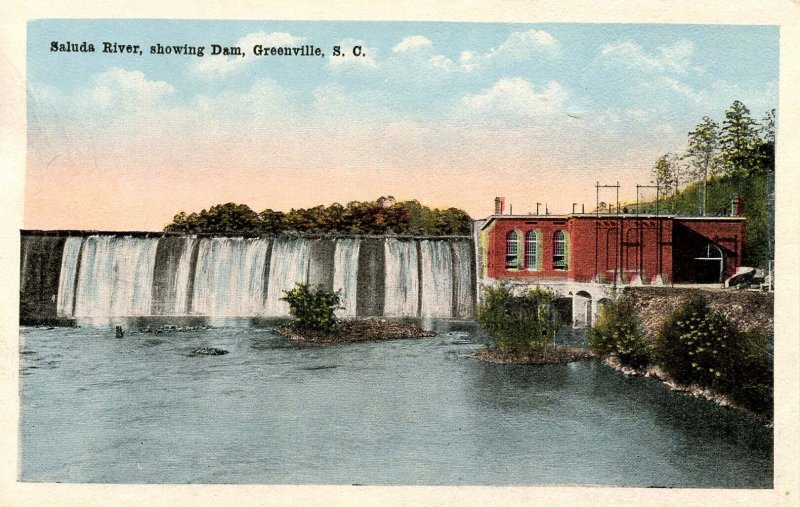 SC - Greenville. Saluda River, Dam