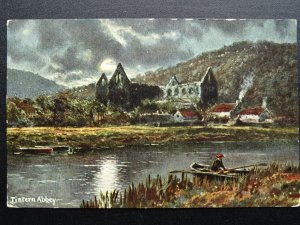 Monmouthshire TINTERN ABBEY The Wye Val c1910 Postcard by S. Hildesheimer